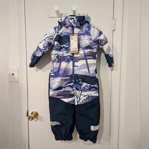 Reima Kurikka Kids Waterproof Snowsuit Breezy Violet 3T